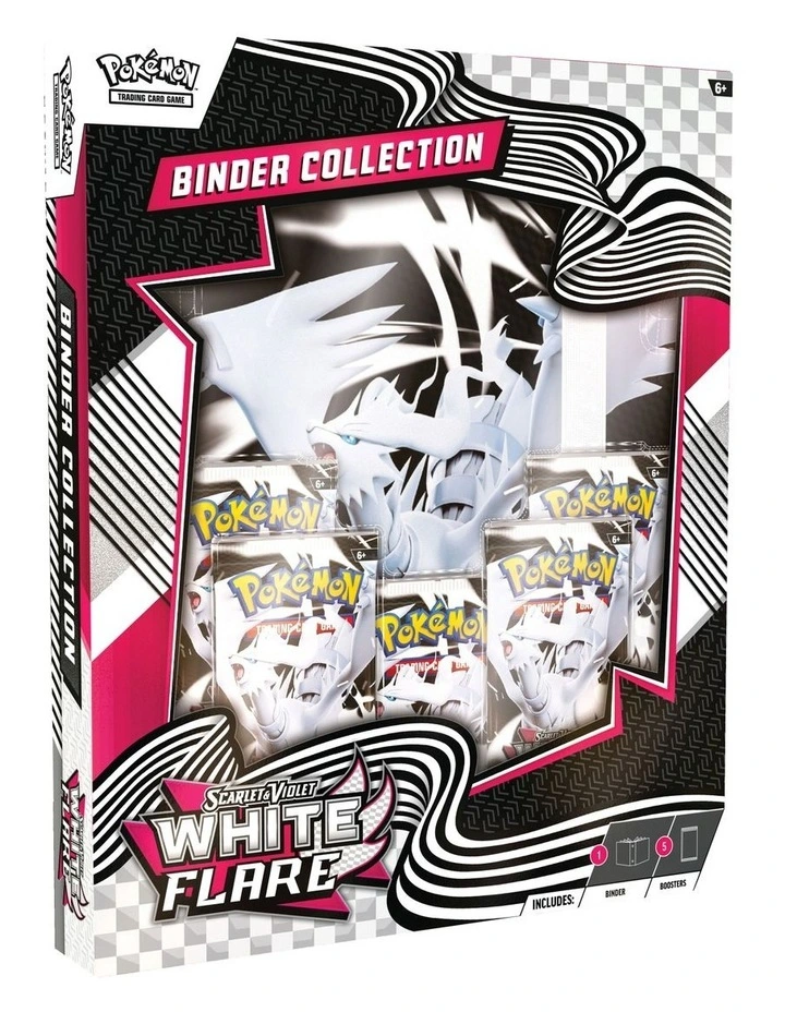 Pokmon TCG Scarlet and Violet White Flare Binder Collection image 2
