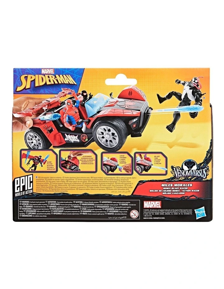 VenomVersus Spider-Man Epic World of Action Miles Morales Remix Blast Racer image 3