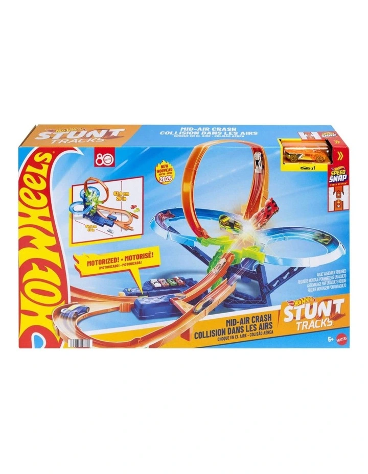 Stunt Tracks Mid-Air Crash Playset image 1