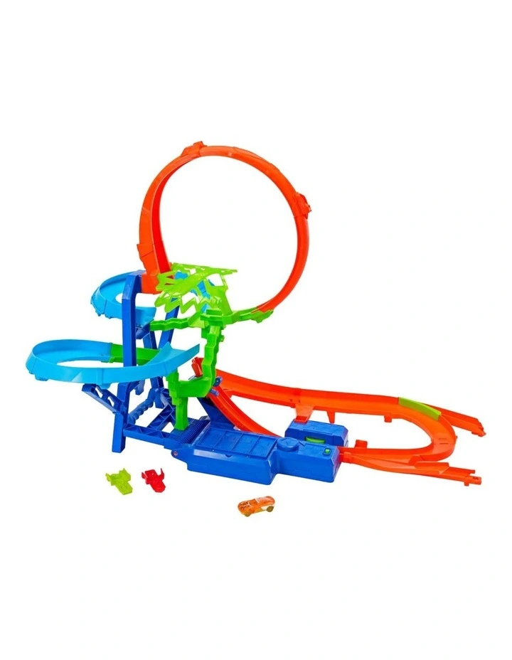 Stunt Tracks Mid-Air Crash Playset image 2