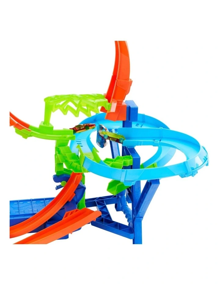 Stunt Tracks Mid-Air Crash Playset image 4