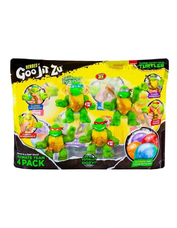 Teenage Mutant Ninja Turtles, Ultimate Team 4 Pack image 1