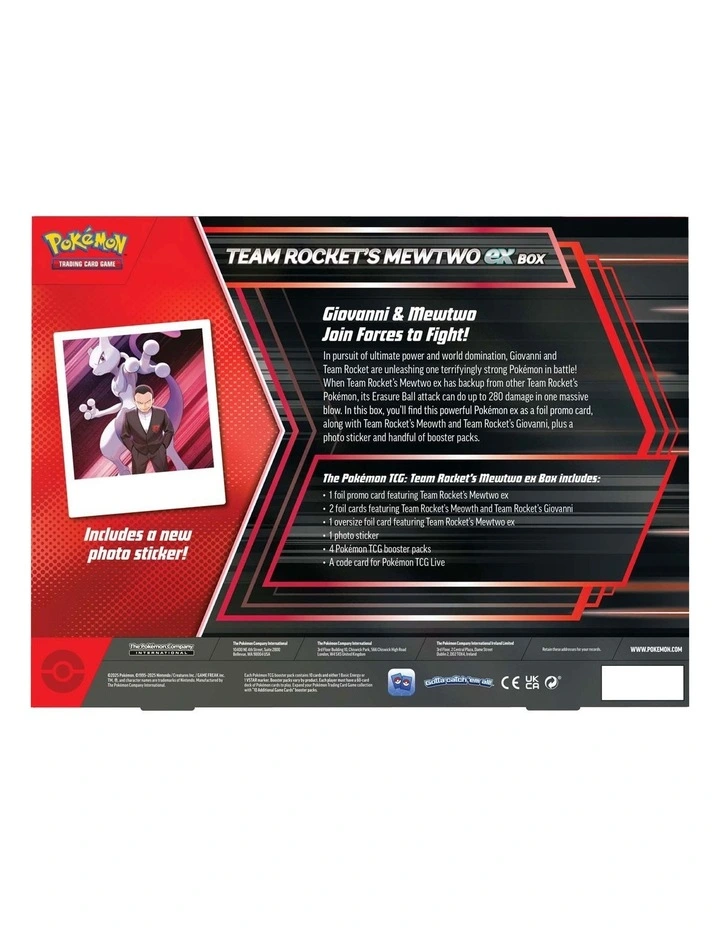 TCG: Team Rockets Mewtwo Ex Box image 3