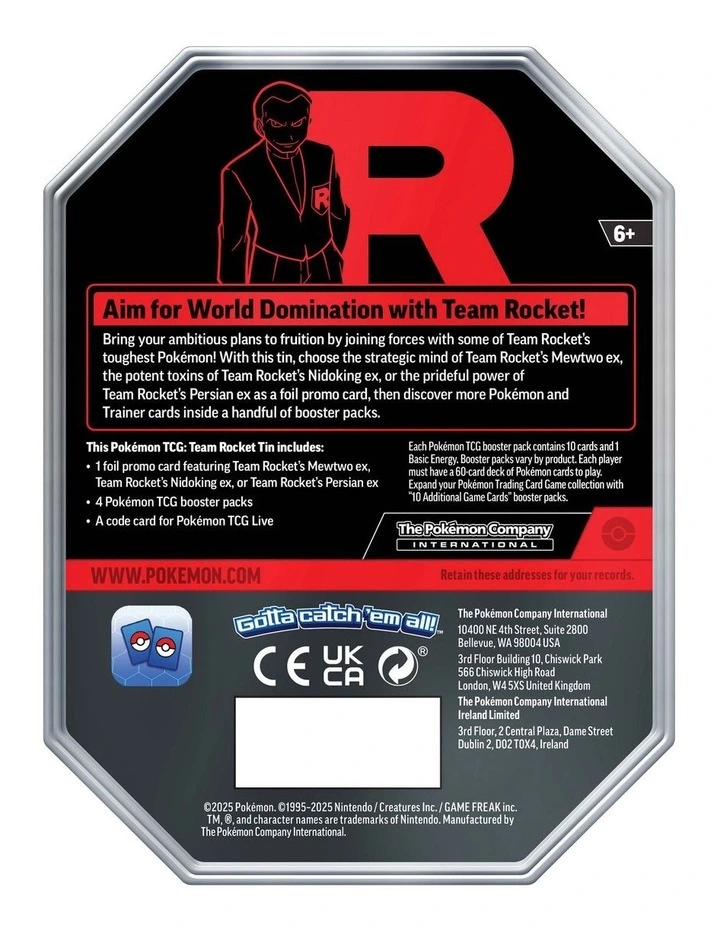 TCG Team Rocket Tin image 5