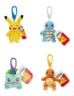 Pokemon Clip On Plush Toys 3.5Inch