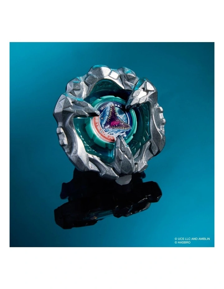 Jurassic World X Beyblade Collab T. Rex vs. Mosasaurus Toy image 5