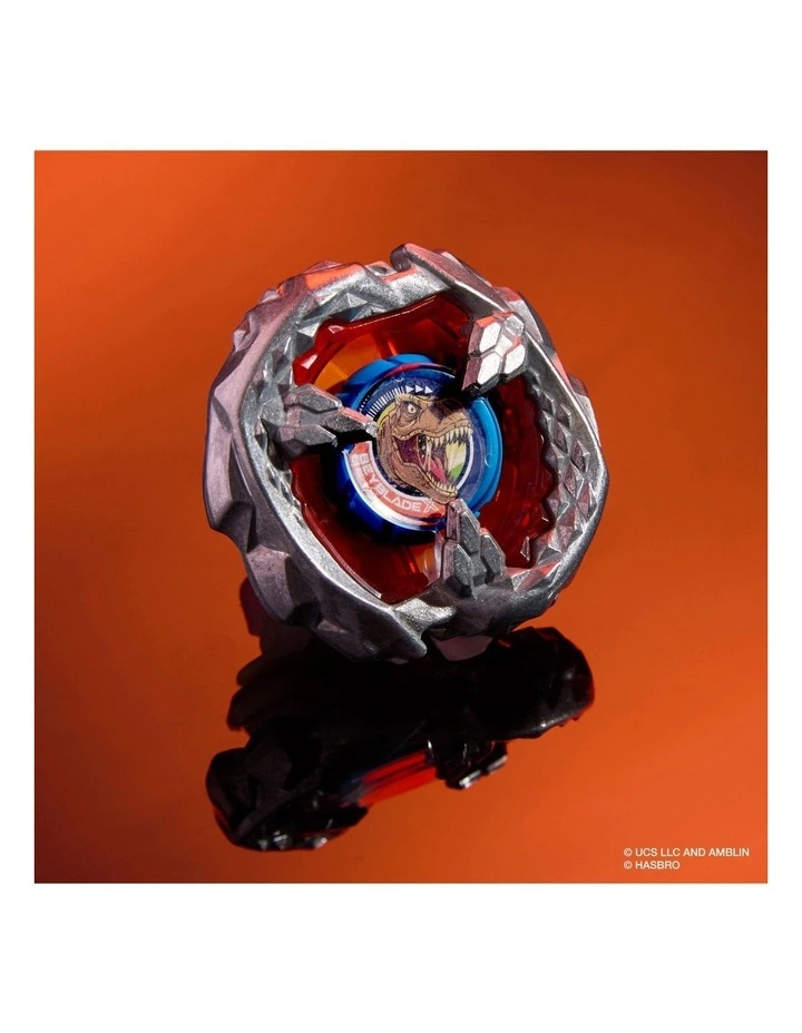Jurassic World X Beyblade Collab T. Rex vs. Mosasaurus Toy image 6