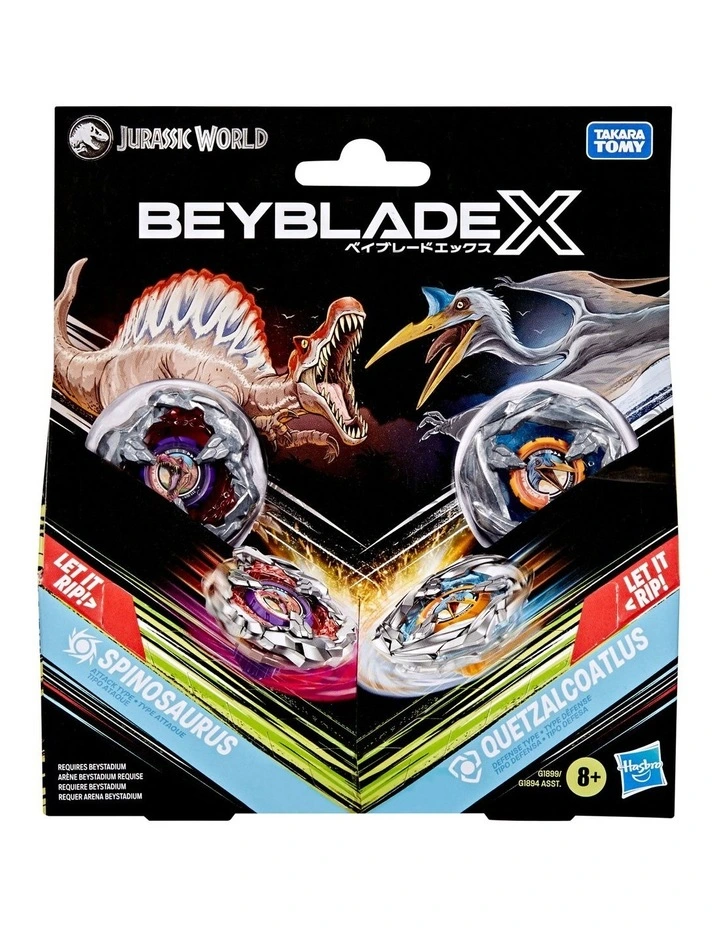 Jurassic World x Beyblade Collab Spinosaurus vs. Quetzalcoatlus Toy image 1