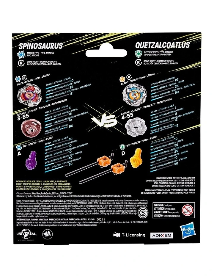 Jurassic World x Beyblade Collab Spinosaurus vs. Quetzalcoatlus Toy image 3