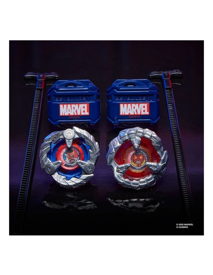 X And Marvel Collab Captain America 4-70GB vs Red Hulk 1-80R image 4