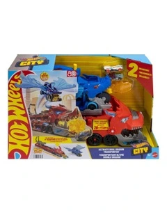 City Hot Wheels Ultimate Dual Dragon Transporter