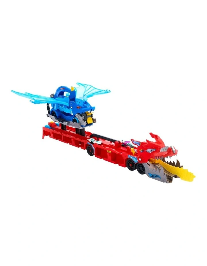 City Hot Wheels Ultimate Dual Dragon Transporter image 3
