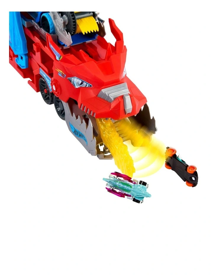 City Hot Wheels Ultimate Dual Dragon Transporter image 4