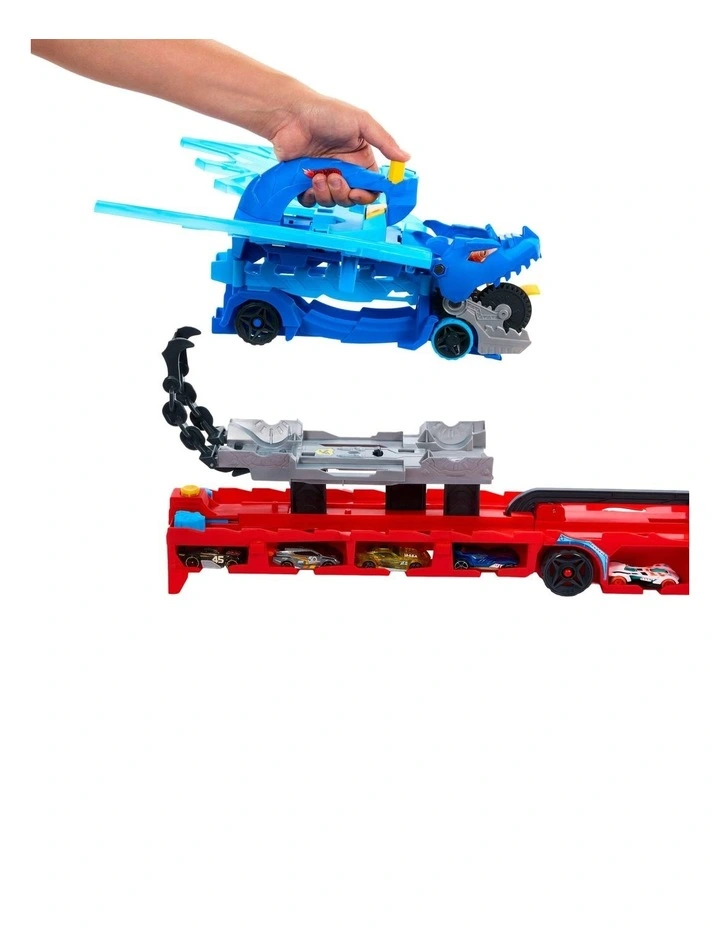 City Hot Wheels Ultimate Dual Dragon Transporter image 5