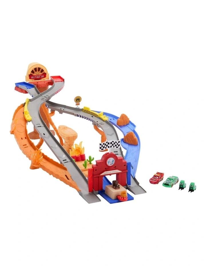 Disney and Pixar Cars Radiator Springs Race & Rescue Rescue Road Raceway Playset image 2