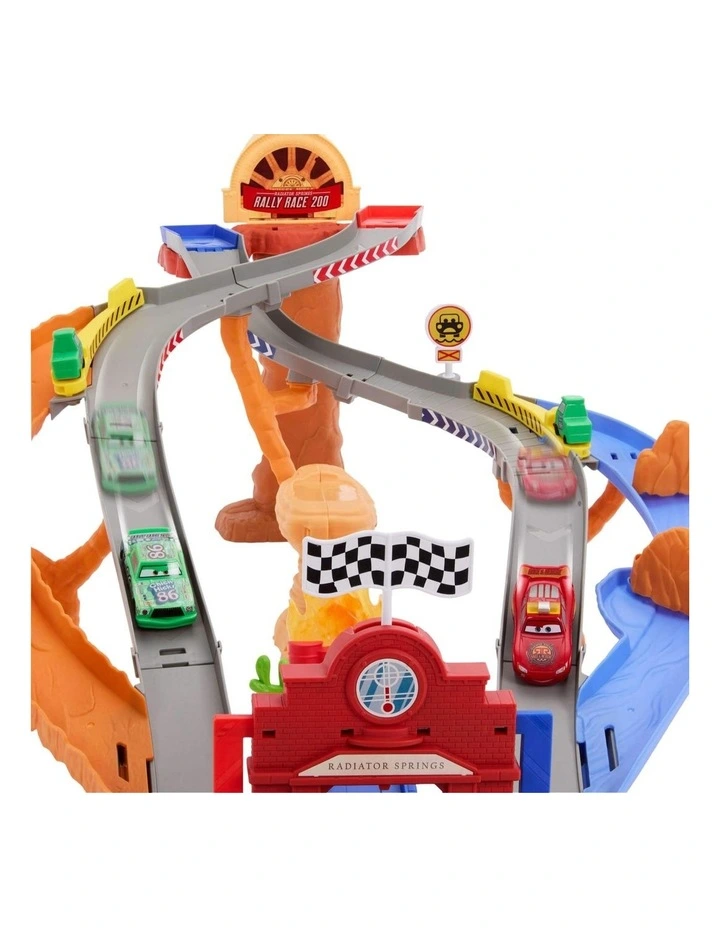 Disney and Pixar Cars Radiator Springs Race & Rescue Rescue Road Raceway Playset image 3