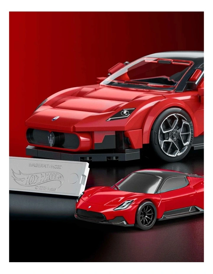 Mattel Brick Shop Maserati MC20 Building Toy Kit image 4