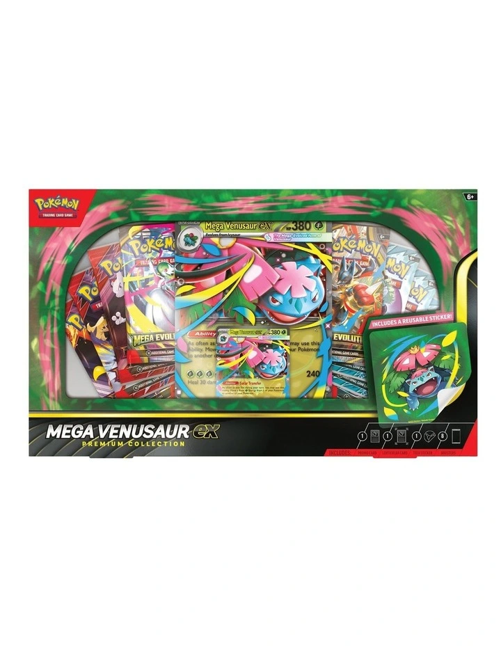 Trading Card Game: Mega Venusaur Ex Premium Collection Box image 2