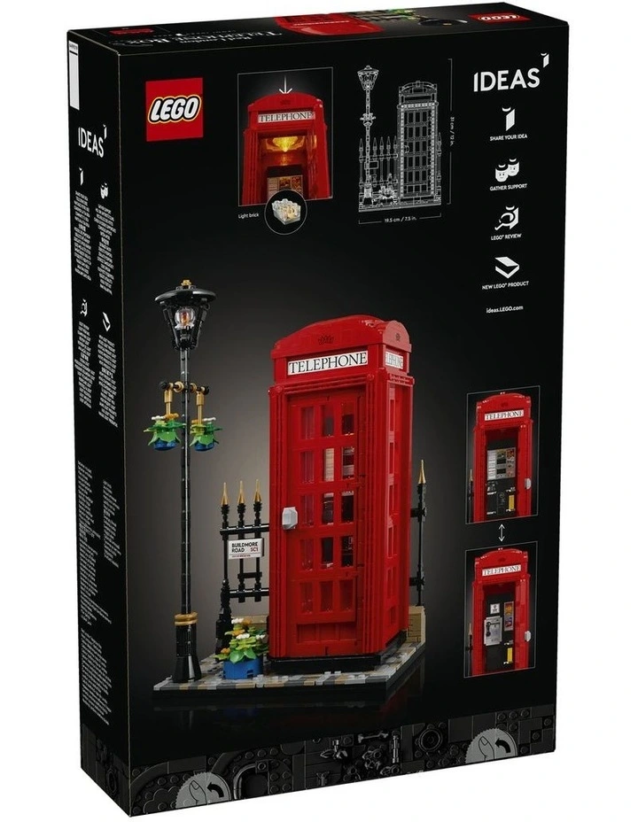 Ideas Red London Telephone Box 21347 image 7