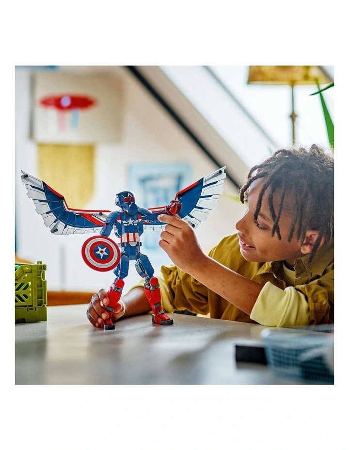 Super Heroes New Captain America Construction Figure 76296 image 3