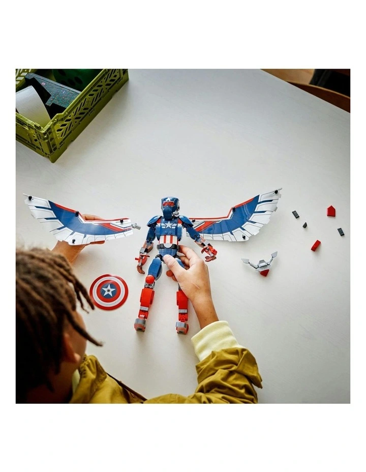 Super Heroes New Captain America Construction Figure 76296 image 4