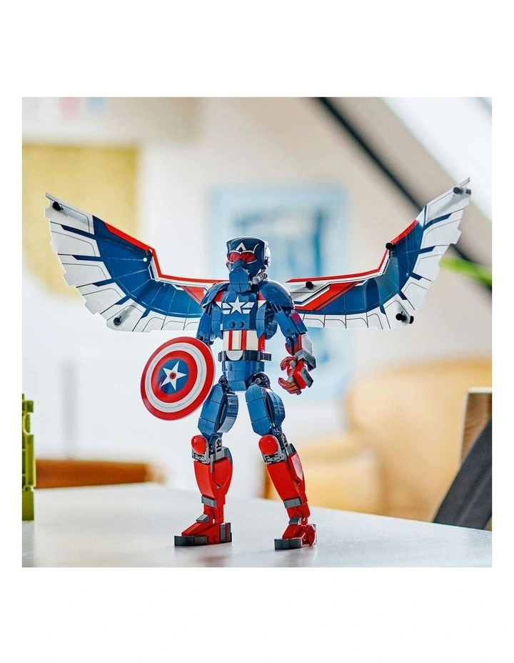 Super Heroes New Captain America Construction Figure 76296 image 5