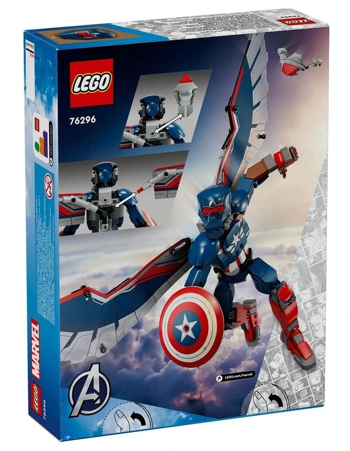 Super Heroes New Captain America Construction Figure 76296 image 7