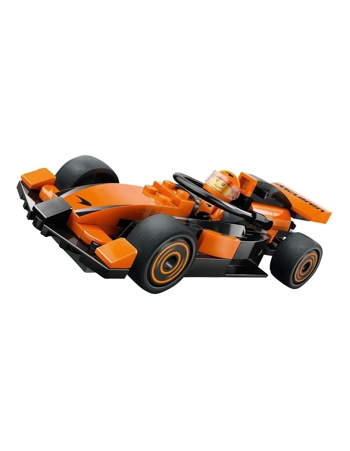 City F1 Driver With McLaren Race Car 60442 Set image 2