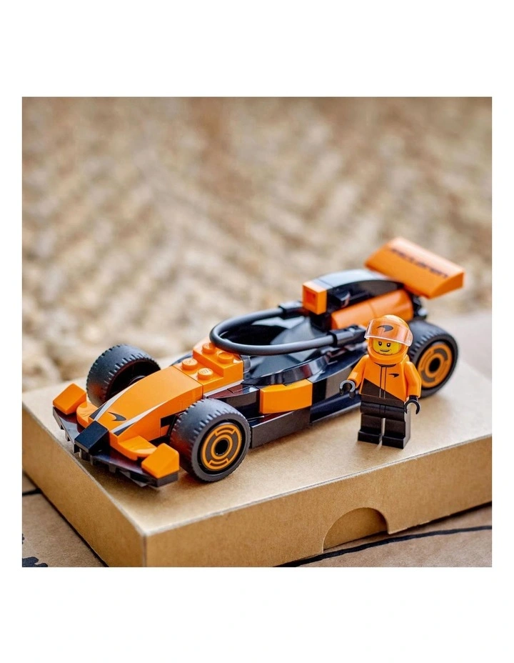 City F1 Driver With McLaren Race Car 60442 Set image 5