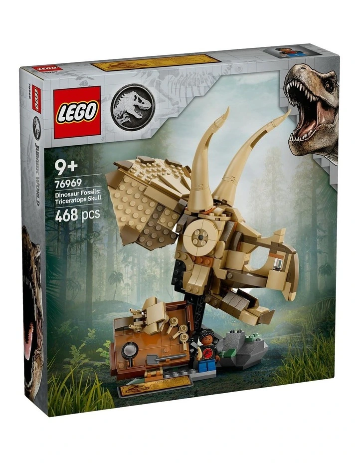 Jurassic World Dinosaur Fossils: Triceratops Skull 76969 image 1