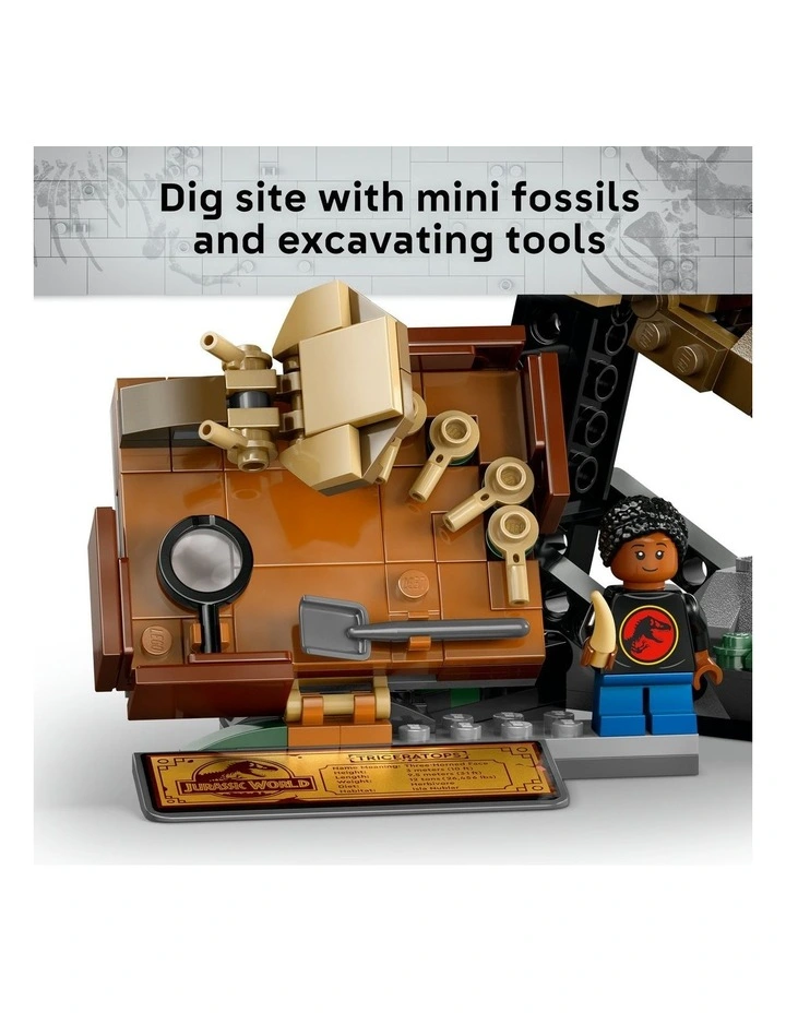 Jurassic World Dinosaur Fossils: Triceratops Skull 76969 image 5