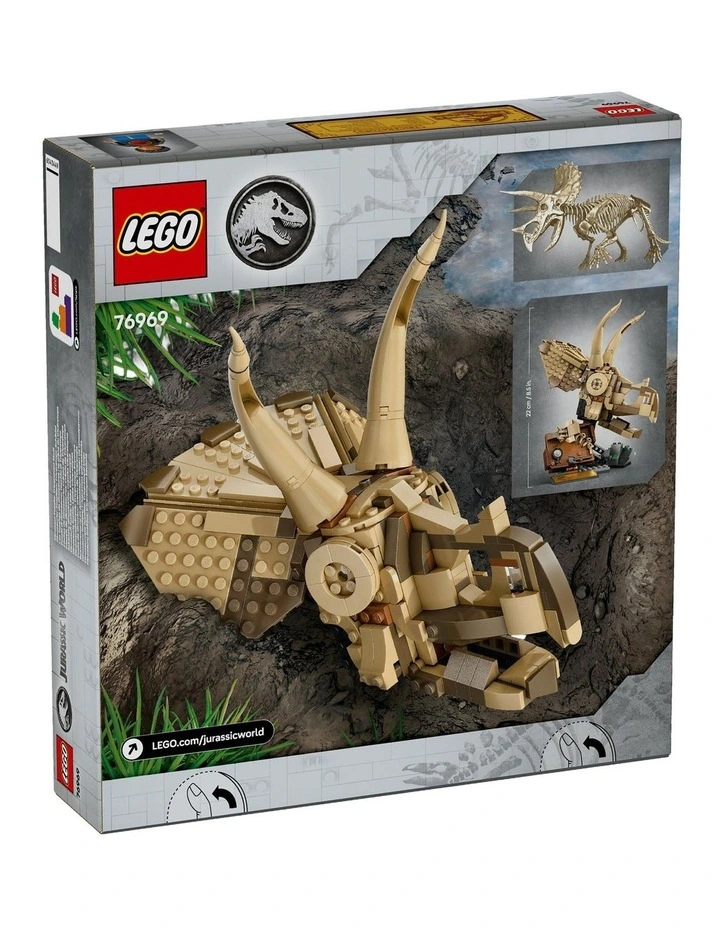 Jurassic World Dinosaur Fossils: Triceratops Skull 76969 image 7