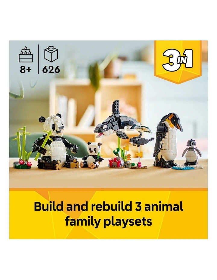Creator Wild Animals: Panda Family 31165 Playset image 2