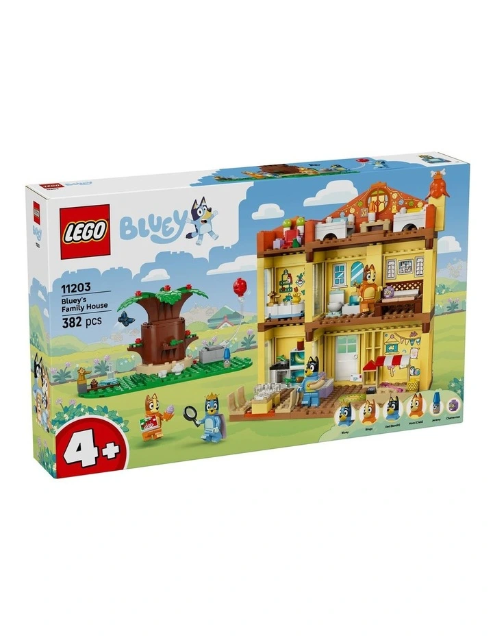 Bluey family home playset for 7 year olds Australia birthday gift