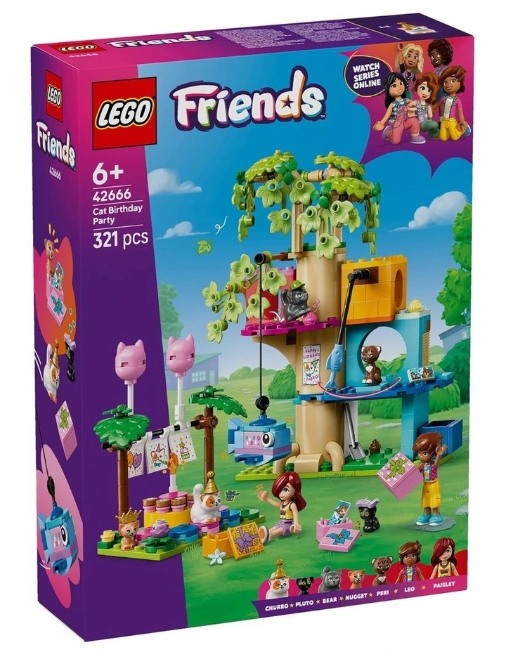 Friends Cat Birthday Party & Tree House 42666 image 1