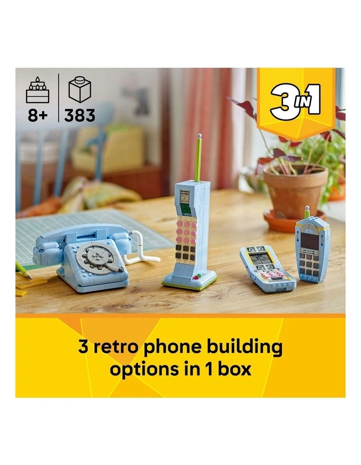 Creator 3in1 Retro Telephone 31174 image 2