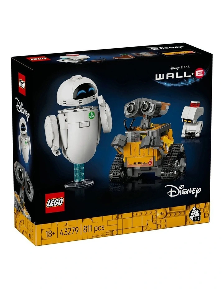 Disney Pixar 43279 Wall-E & Eve Building Kit image 1