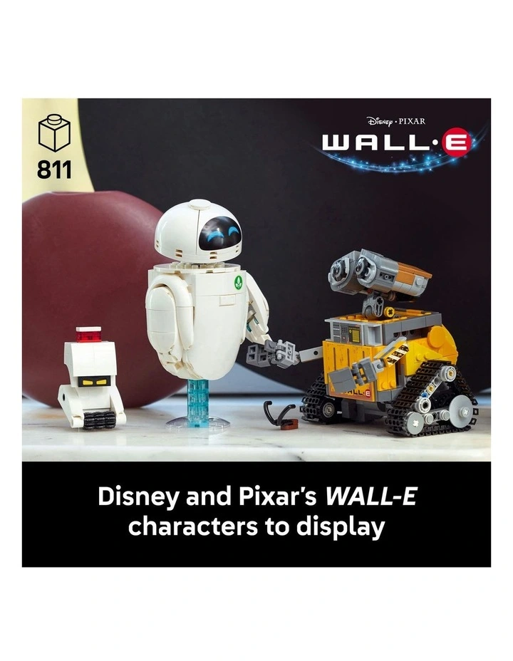 Disney Pixar 43279 Wall-E & Eve Building Kit image 2