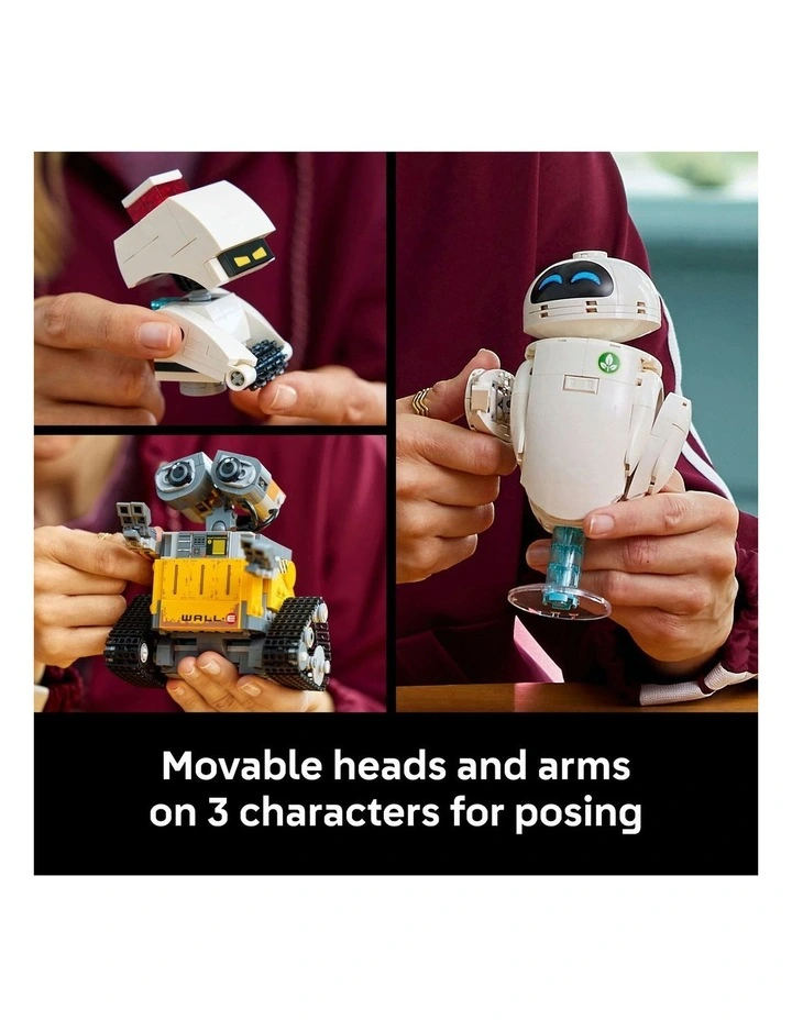 Disney Pixar 43279 Wall-E & Eve Building Kit image 4