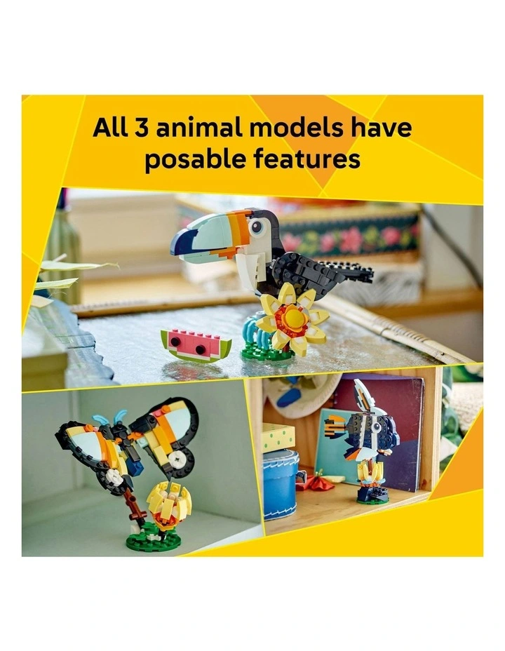 Creator 3in1 Wild Animals: Tropical Toucan 31173 image 3