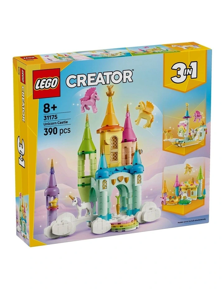 Creator 3in1 Unicorn Castle 31175 image 1