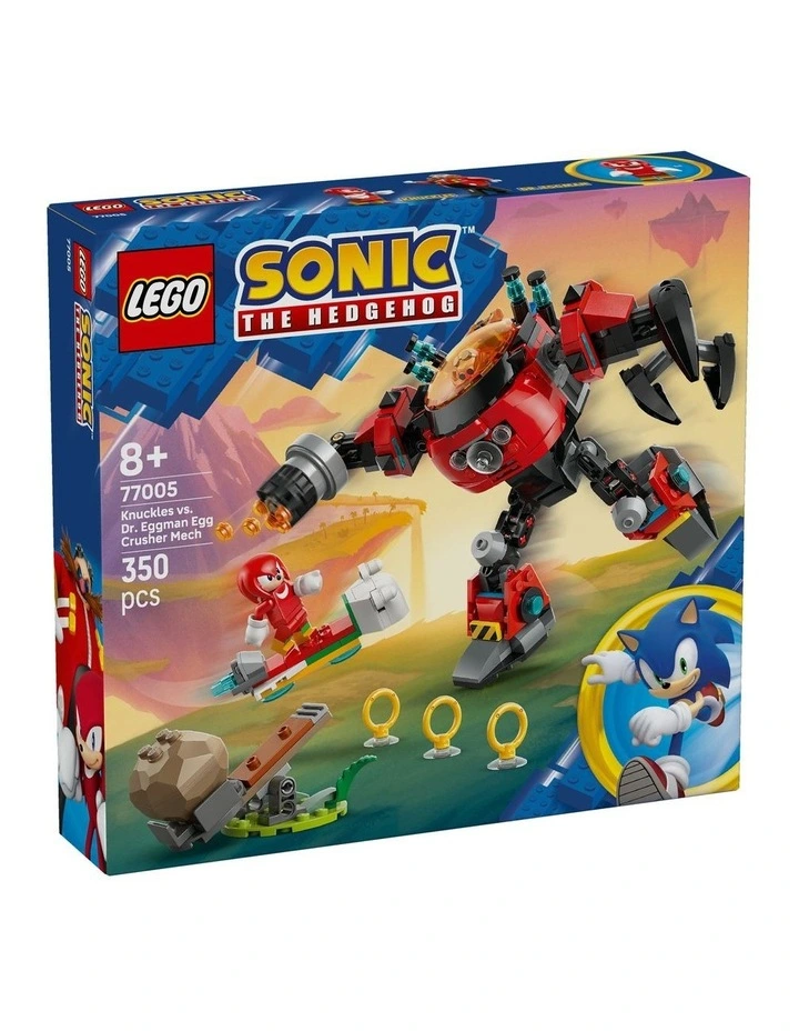 Sonic The Hedgehog Knuckles vs. Dr. Eggman Egg Crusher Mech 77005 image 1