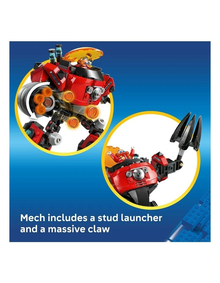 Sonic The Hedgehog Knuckles vs. Dr. Eggman Egg Crusher Mech 77005 image 3