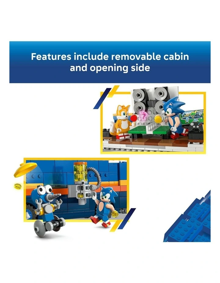 Sonic the Hedgehog Team Sonic Command Truck 77006 image 4