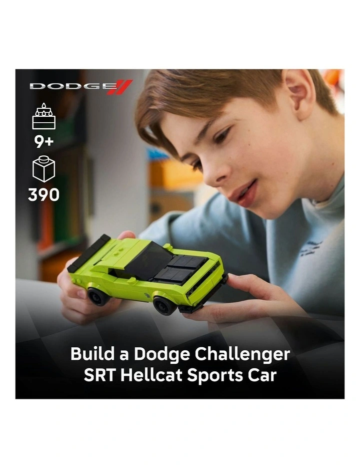 Speed Champions Dodge Challenger SRT Hellcat Sports Car 77237 image 2