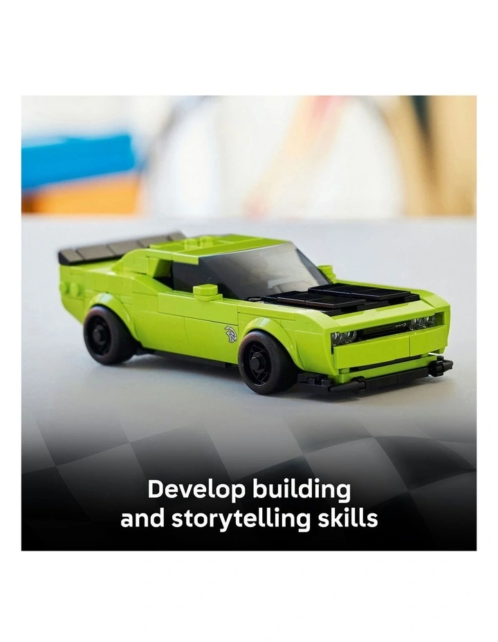 Speed Champions Dodge Challenger SRT Hellcat Sports Car 77237 image 4