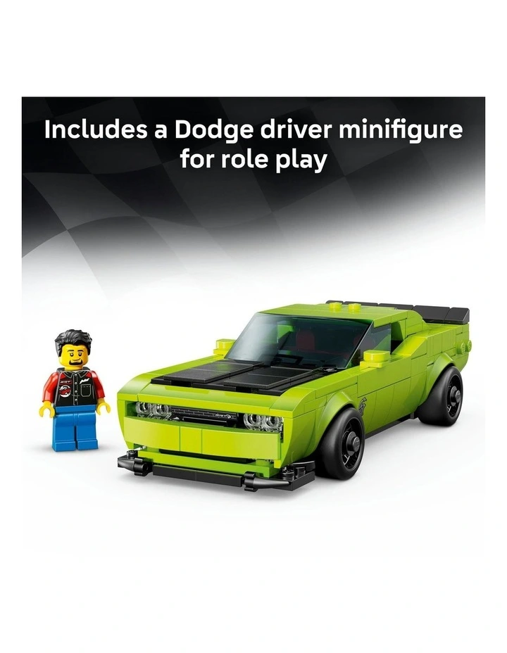 Speed Champions Dodge Challenger SRT Hellcat Sports Car 77237 image 5