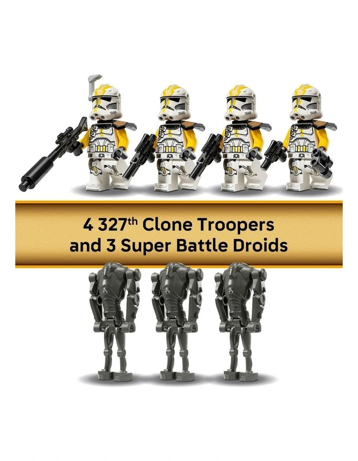 Star Wars 327th Star Corps Clone Troopers Battle Pack image 5