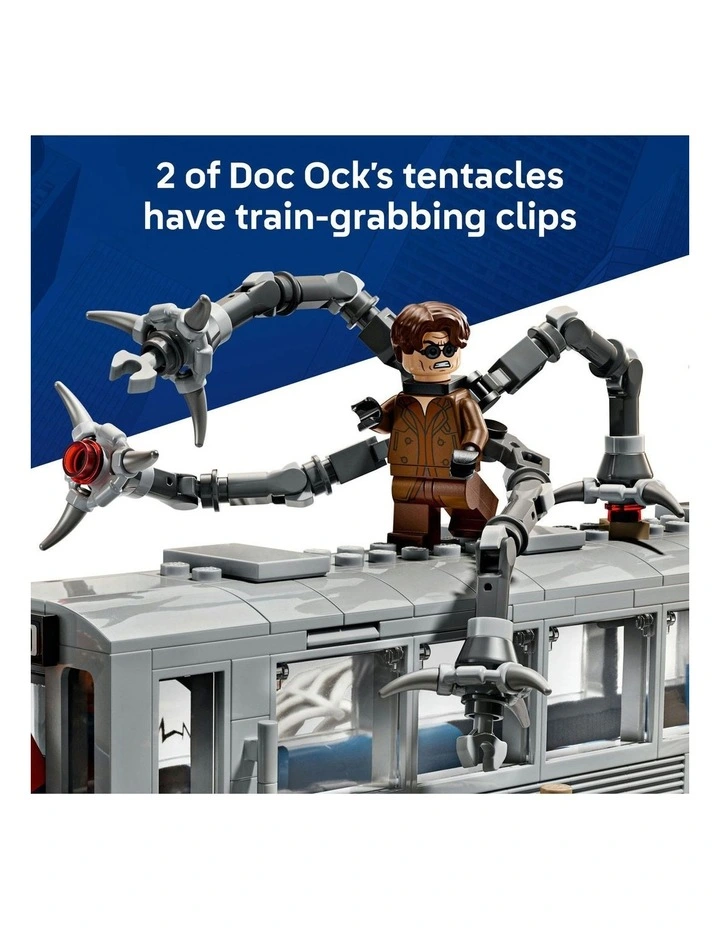 Super Heroes Marvel Spider-Man vs. Doc Ock Subway Train Scene 76321 Toy image 3