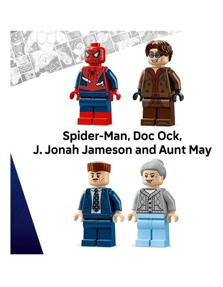 Super Heroes Marvel Spider-Man vs. Doc Ock Subway Train Scene 76321 Toy image 5